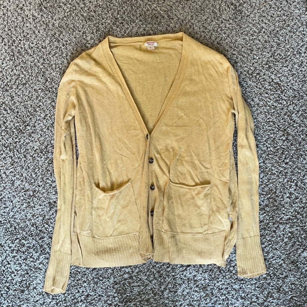 Yellow Cardigan